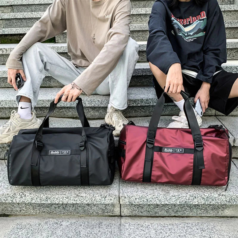 New Multifunctional Travel Bag Shoes Training Fitness Gym Bags Large Outdoor Duffle Bag Oxford Sports Luggage Bag With Zipper