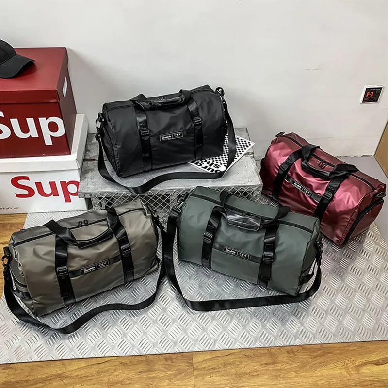 New Multifunctional Travel Bag Shoes Training Fitness Gym Bags Large Outdoor Duffle Bag Oxford Sports Luggage Bag With Zipper