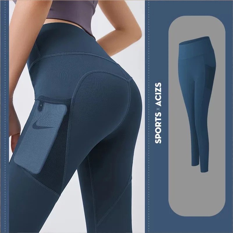YOTEE hyperflex Seamless Yoga Pants Leggings Fashion Pocket Stretch Gym Running Wear Sportswear Track And Field Leggings