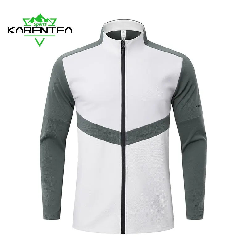 Running Jacket Men Autumn Fitness Clothing Men Gym Jogging Breathable Male Sportswear Quick Dry Sports Coats Men Jackets