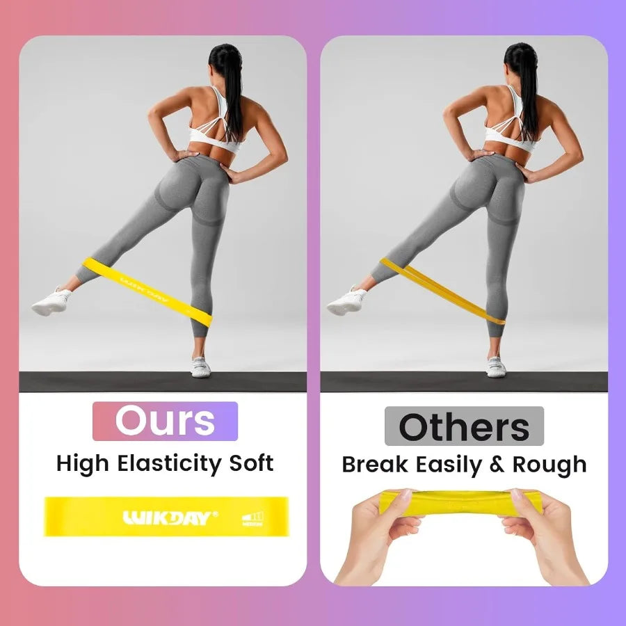 Resistance Bands for Working Out, Exercise Loop Bands Workout Bands Set for Body Stretching, Crossfit Training, Set of 5