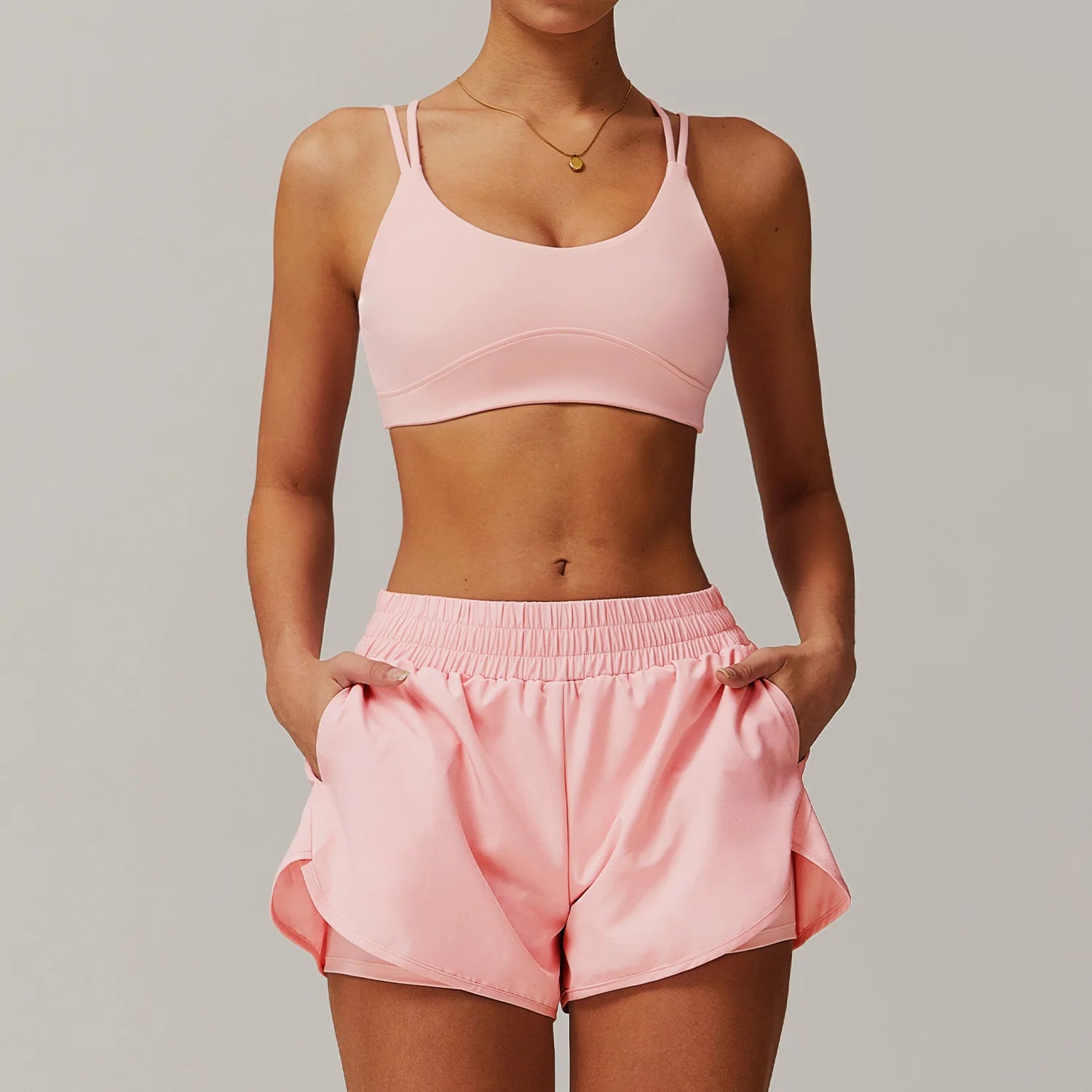 2-piece Casual Sportswear Women Yoga Suit Fitness Clothes Gym Set Women Workout Leggings Female Sports Bra Set