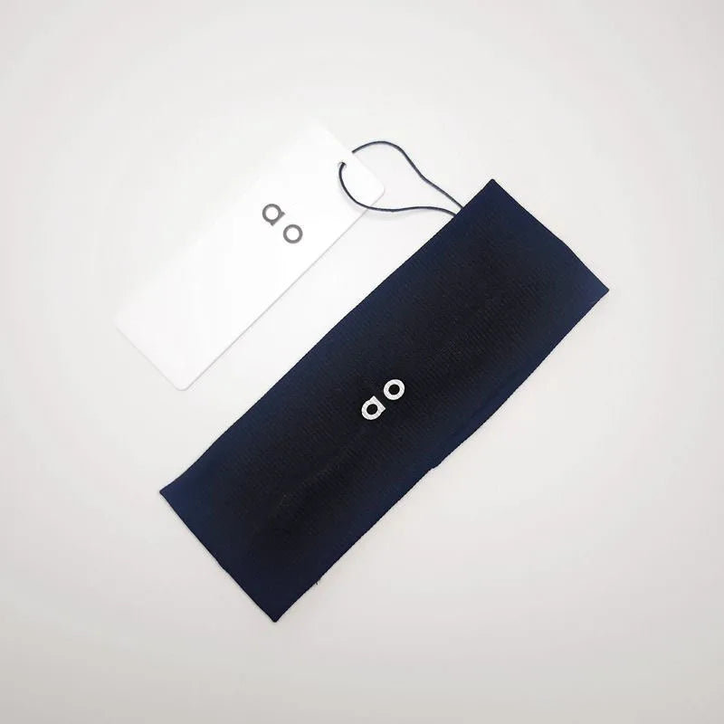2025 New Performance Knitted Headband Comfortable Elastic Anti-Slip Anti-Perspirant for Yoga Outdoor Sport Solid Color Headband