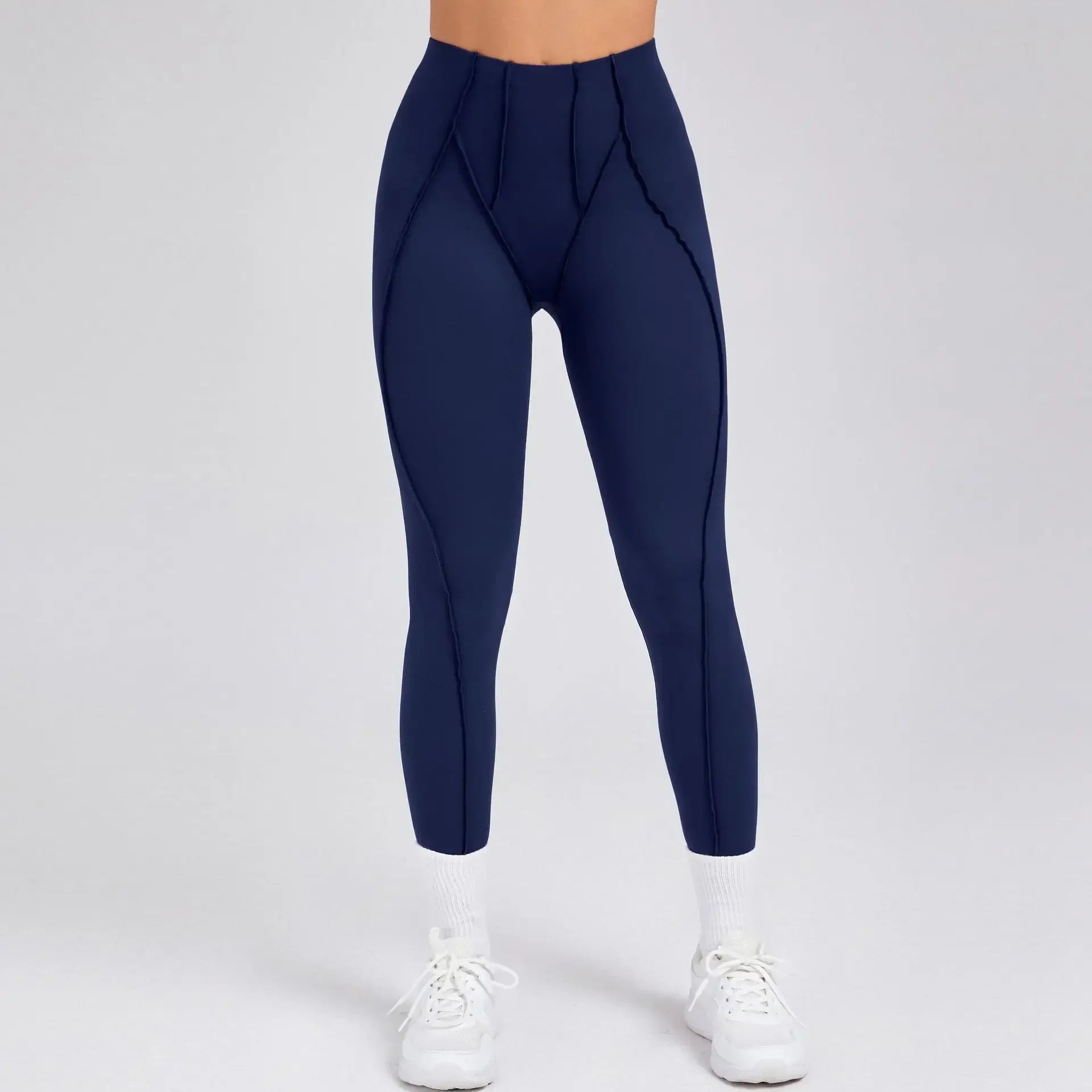 Sporty Leggings Woman Sports Tights 2025 Yoga Clothes Push Up Women Sportswear Leggins Deportivo Mujer Gray Coffee Navy Beige