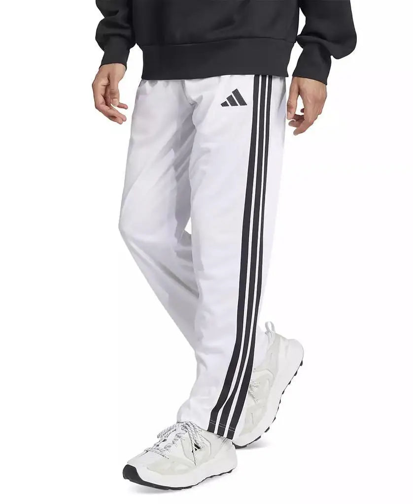 Adidas Men's 3-Stripes Tricot Sweatpants Regular-Fit Sportswear Active Wear Breathable Trousers for Comfortable Movement