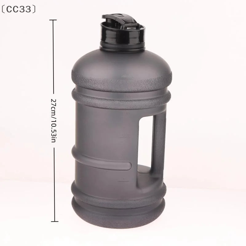 〔CC33〕2.2L Large Capacity Multifunc Water Bottle With Handle Training Sports Workout Drink Bottle Outdoor Running Water Kettle