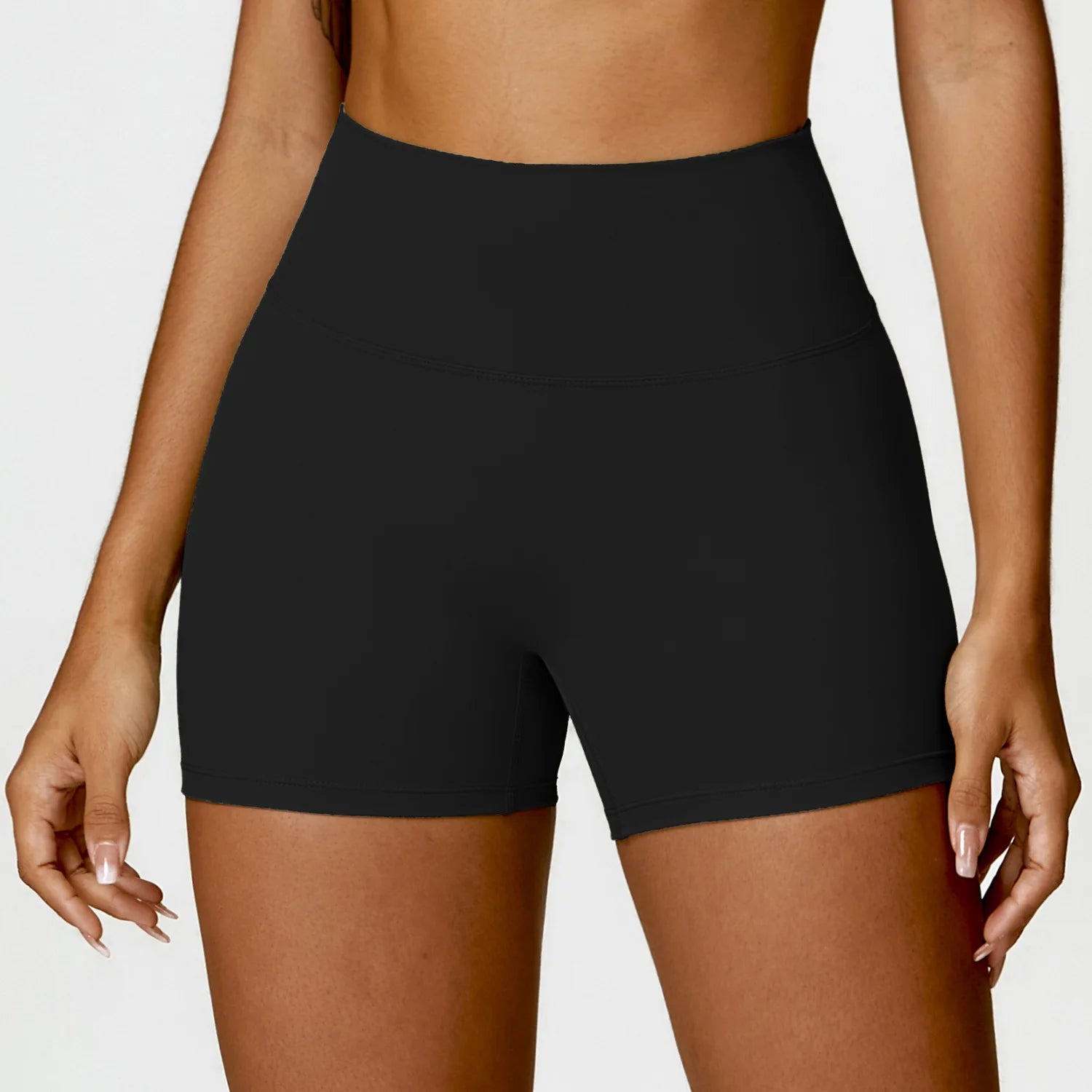 Ctenkevet Solid Color Women Fitness Quick-Dry Sport Short Women Cycling Soft Training Shorts Jog High Waist Yoga Short Legging