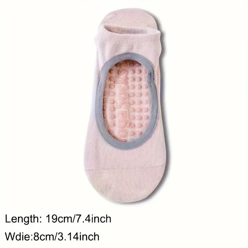 Professional Women Yoga Socks for Gym Indoor Sports and Fitness Breathable Silicone Anti-slip Ballet Pilates Dance Sports Socks