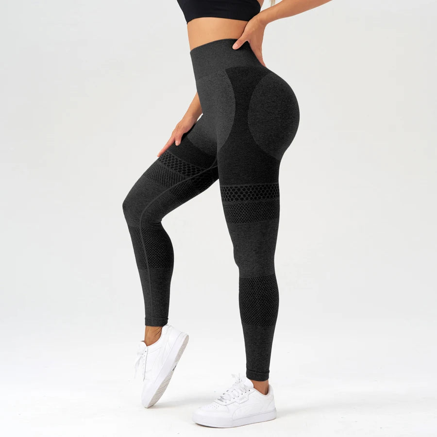 Retro Polka Dot Yoga Pants Women Sport Leggings Sportswear Woman Gym Trousers High Waist Seamless Workout Leggings Tummy Control