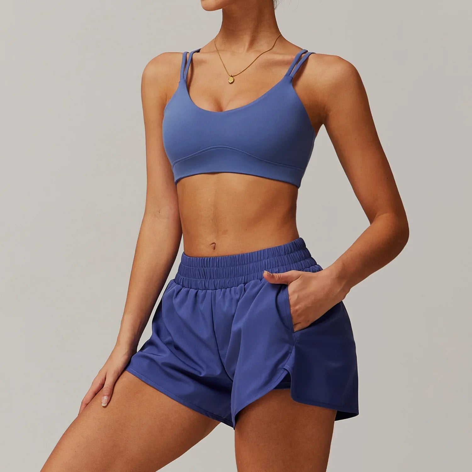 2-piece Casual Sportswear Women Yoga Suit Fitness Clothes Gym Set Women Workout Leggings Female Sports Bra Set