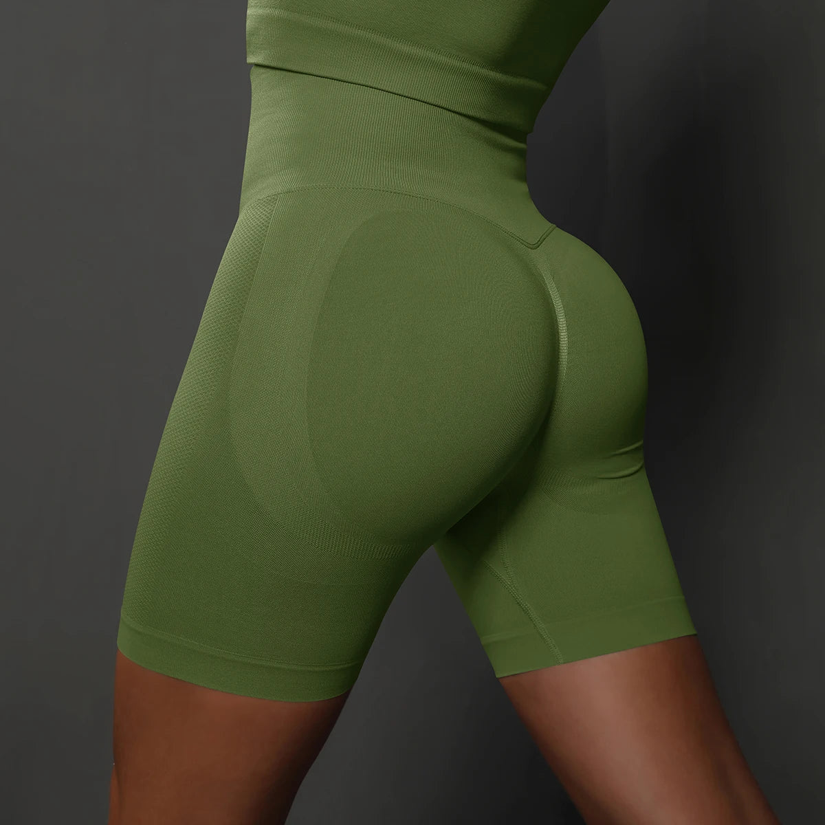 Women Shorts Yoga Fitness Shorts Running Cycling Shorts Breathable Sports Leggings Seamless High Waist Summer Workout Gym Shorts