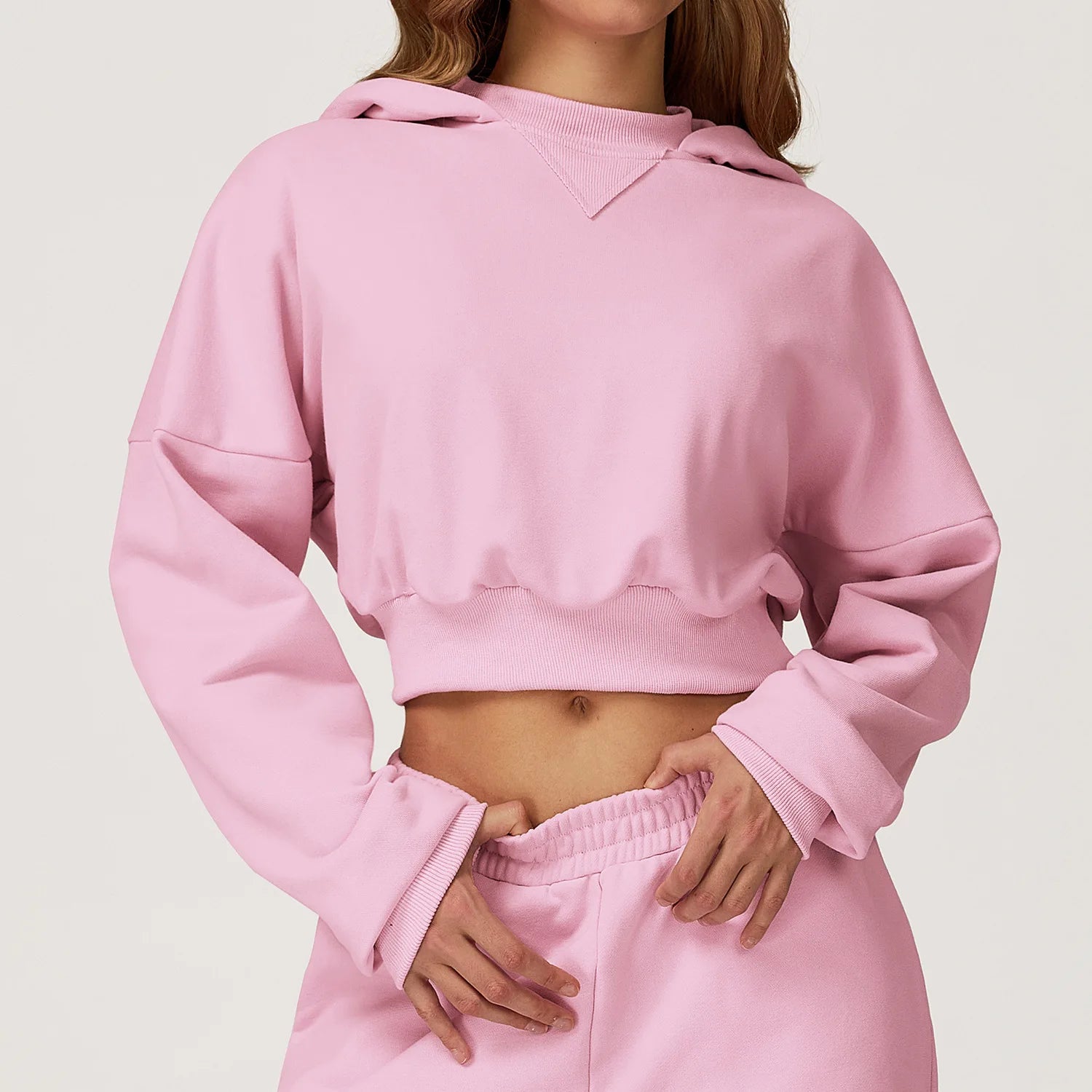 Long Sleeved Hooded Sweatshirt Winter Casual Loose Jacket Women's Long Sleeved Outdoor Running and Fitness Sportswear