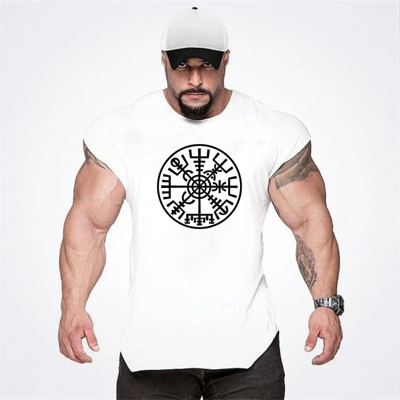 Brand Fitness Shirt Fashion Workout Cotton Mens Tank Top Gym Clothing Bodybuilding Fitness Musculation Sports Sleeveless Vest
