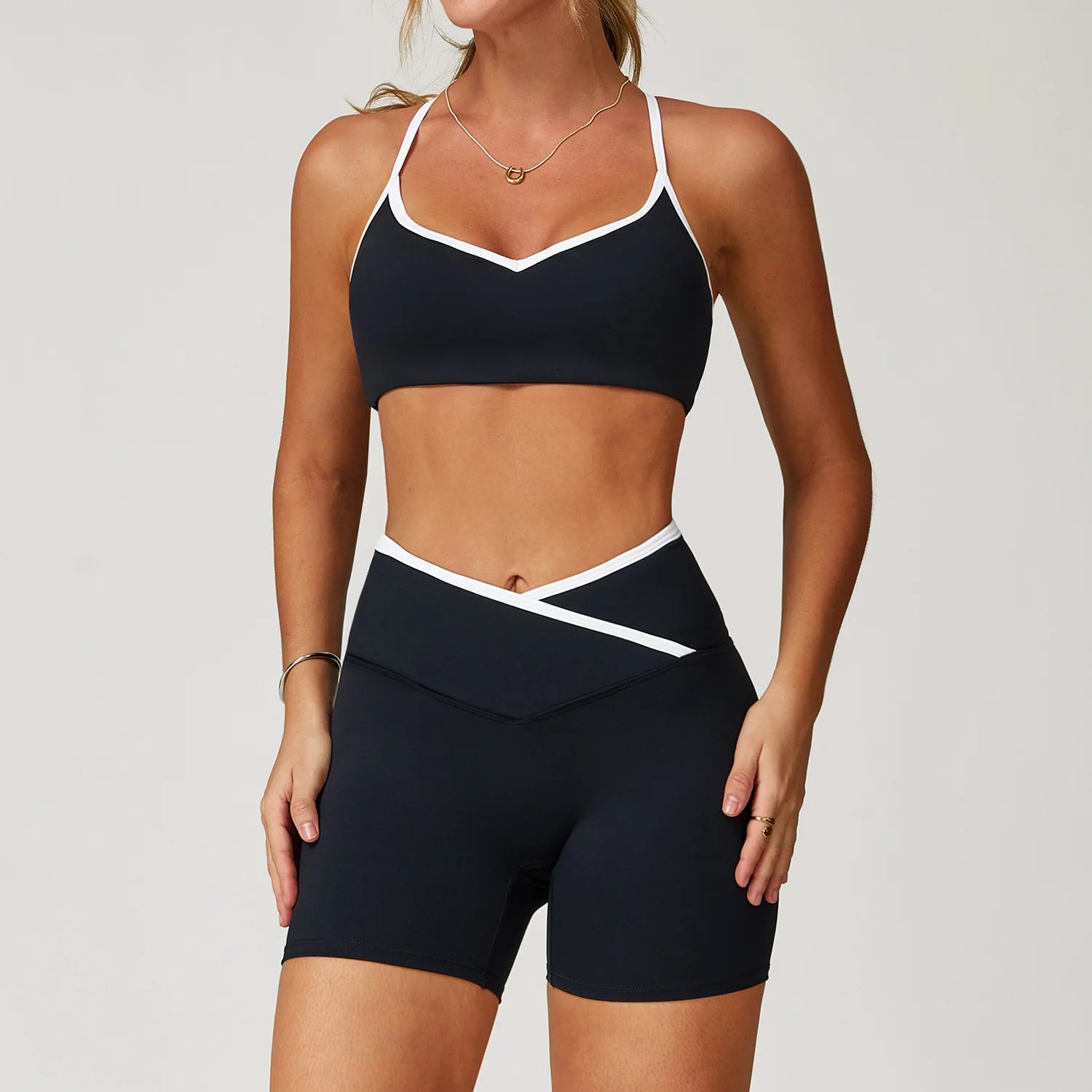 Yoga Set Workout Clothes 2 Pieces Women's Tracksuit Sportswear Gym Clothing High Waist Bell-bottoms Sexy Fitness Bta Sports Suit