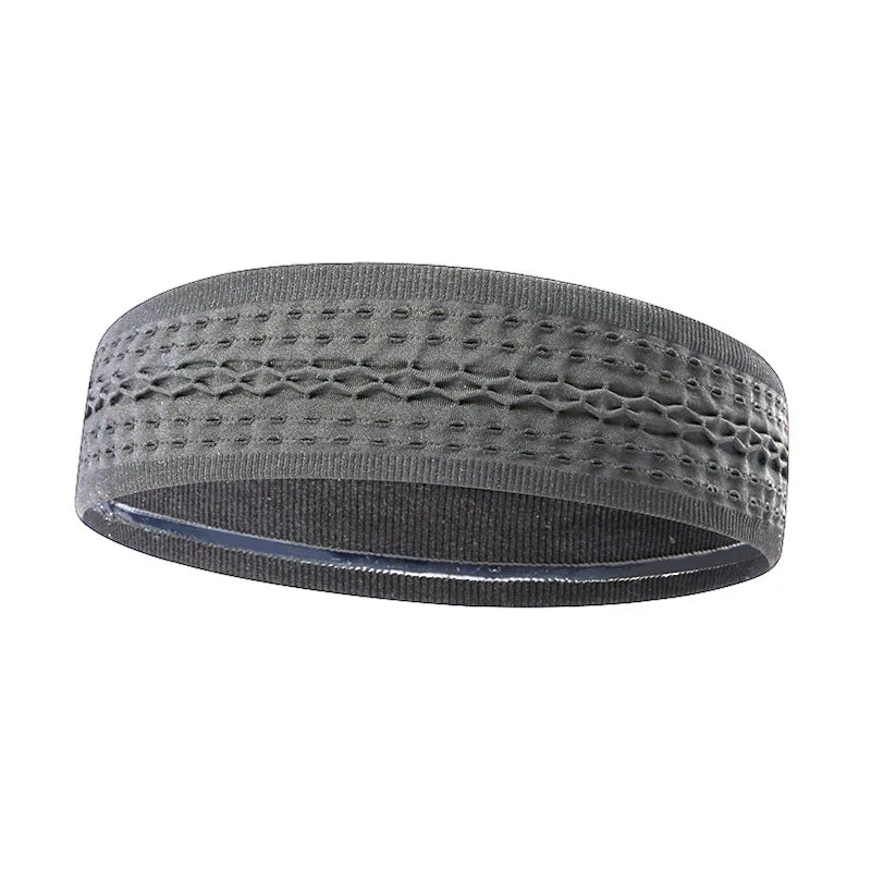 1pc Sport Headbands for Men Women Non-Slip Moisture Wicking Workout Sweatband Fitness Running Cycling Football Yoga Hairband