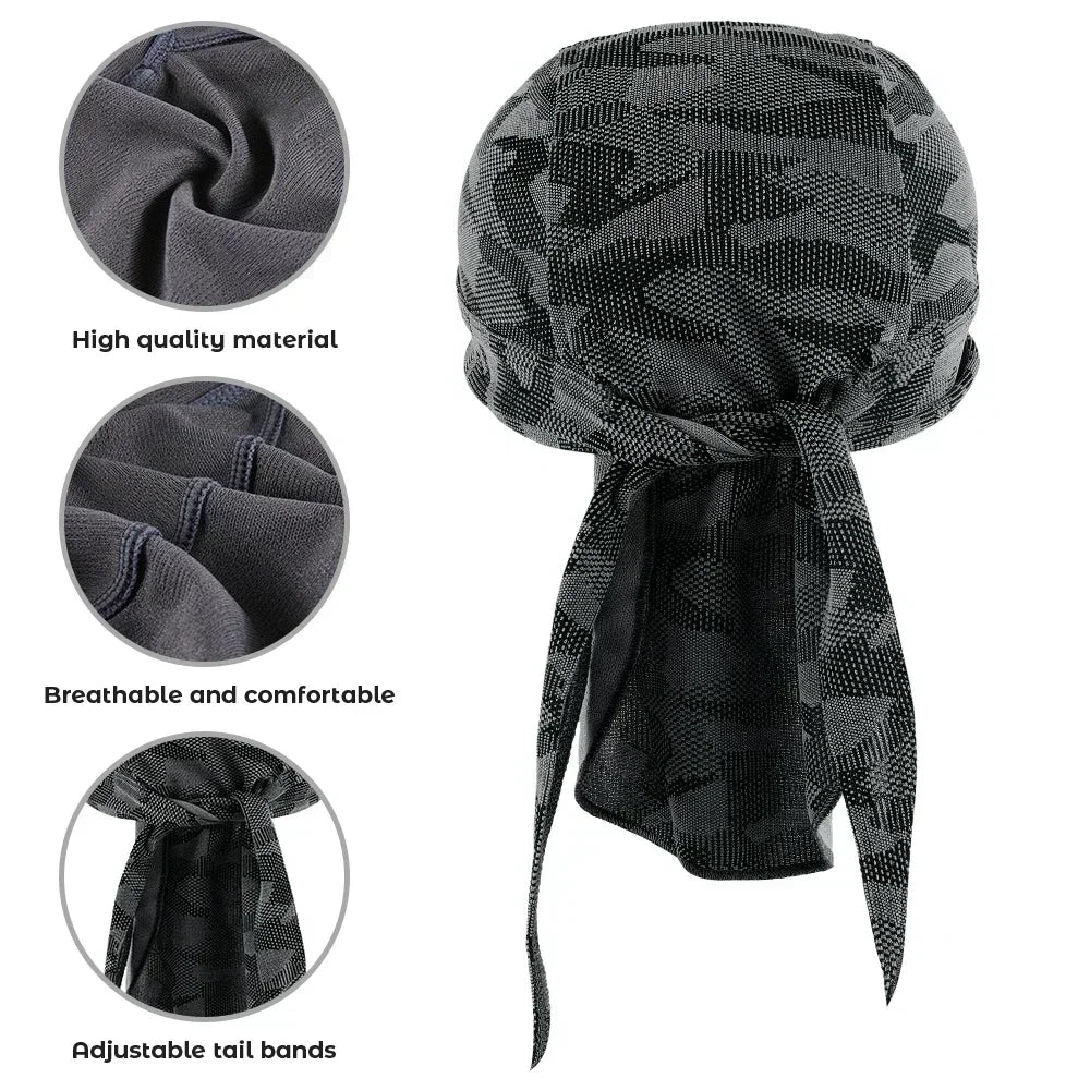 Summer Fashion Running Pirate Hat Cycling Sports Beanie Bike Riding Hat Fishing Bicycle Baseball  Caps Soft Headdress Men Women