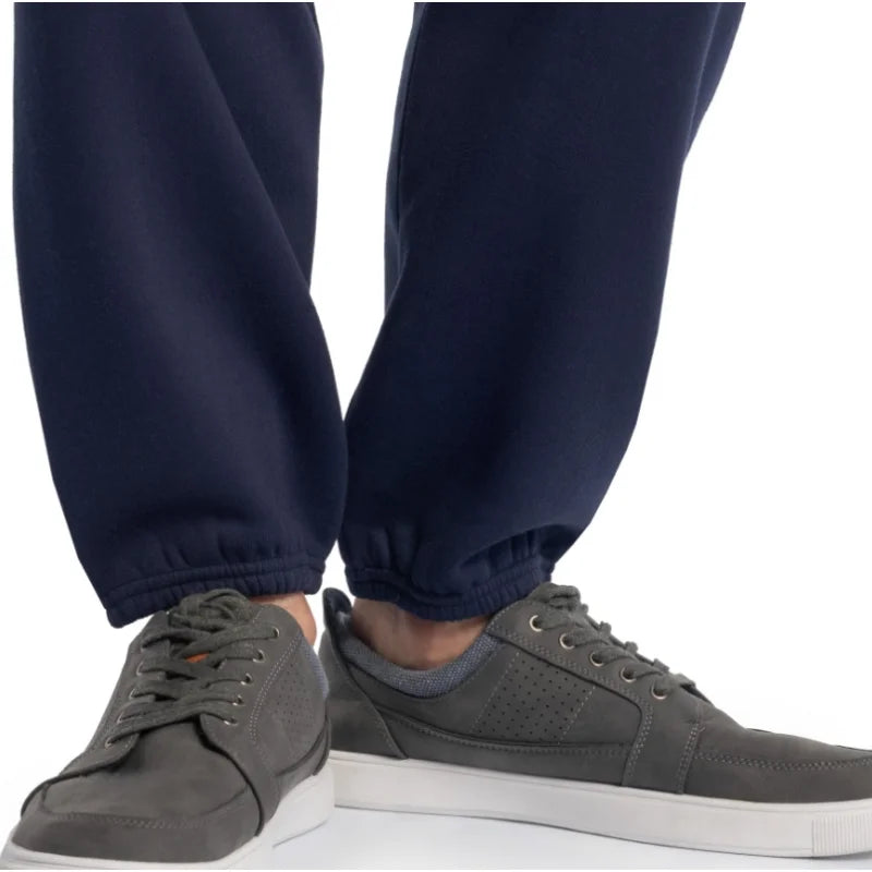 High Quality Men Elastic Bottom Sweatpants with Pockets 50% Cotton 50% Polyester Relaxed Fit Moisture Wicking Breathable Pant