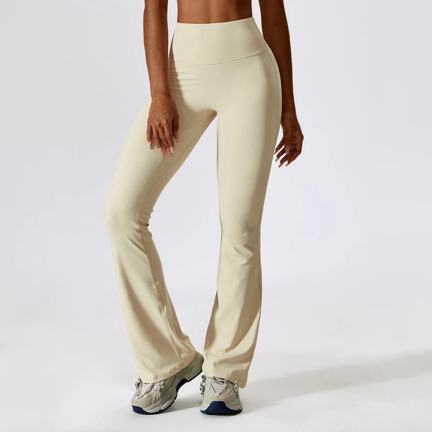 Women's Flared Yoga Pants High Waisted Bootcut Leggings with Tummy Control Wide Leg Dance Fitness Workout Trousers S-XL