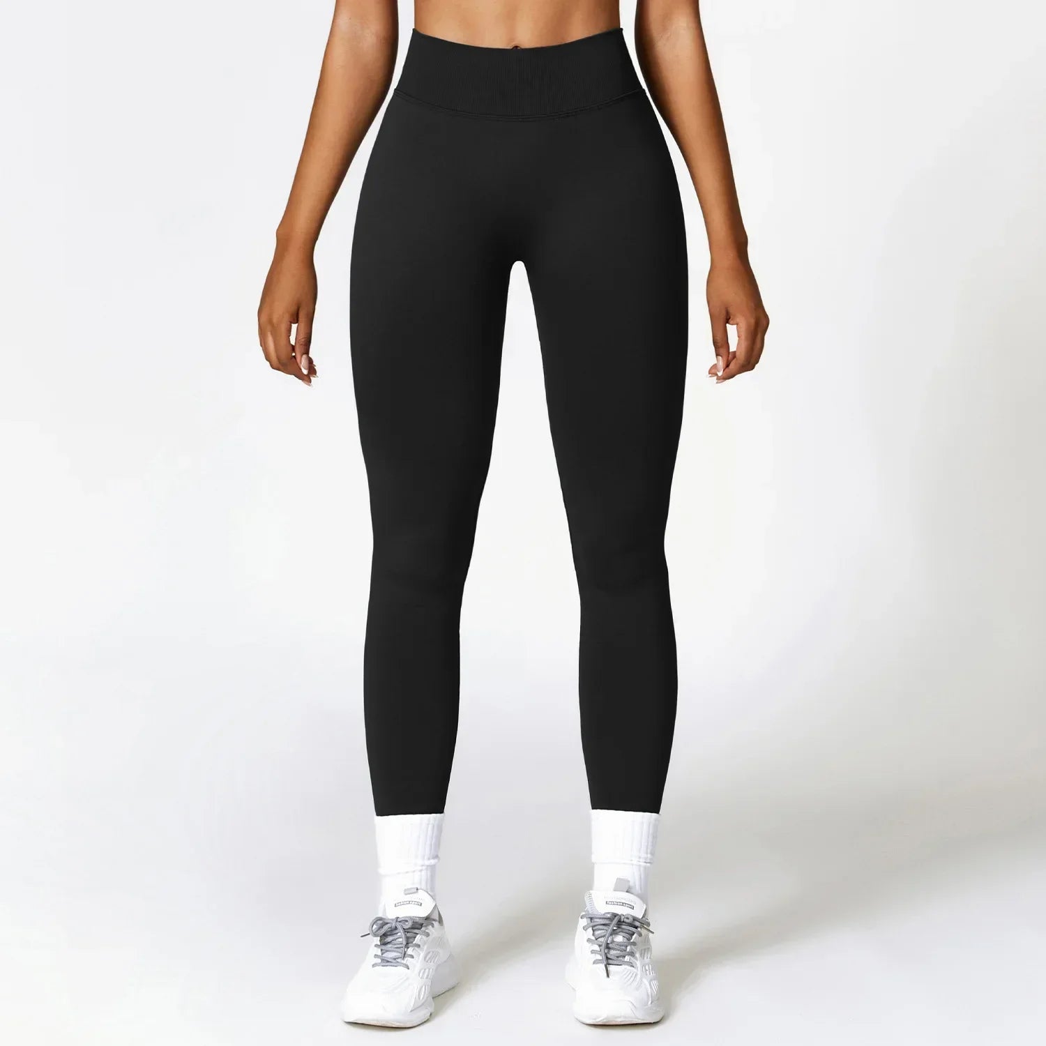 Sexy Seamless Scrunch Legging Pants Raises Butt Sporty Women Gym Fitness Leggings High Waist Leisure Sport Tights Push Up Black