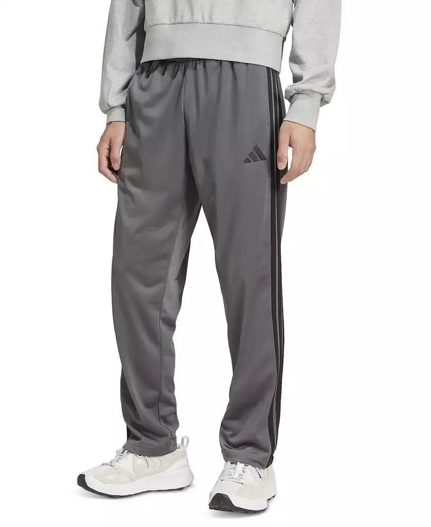 Adidas Men's 3-Stripes Tricot Sweatpants Regular-Fit Sportswear Active Wear Breathable Trousers for Comfortable Movement