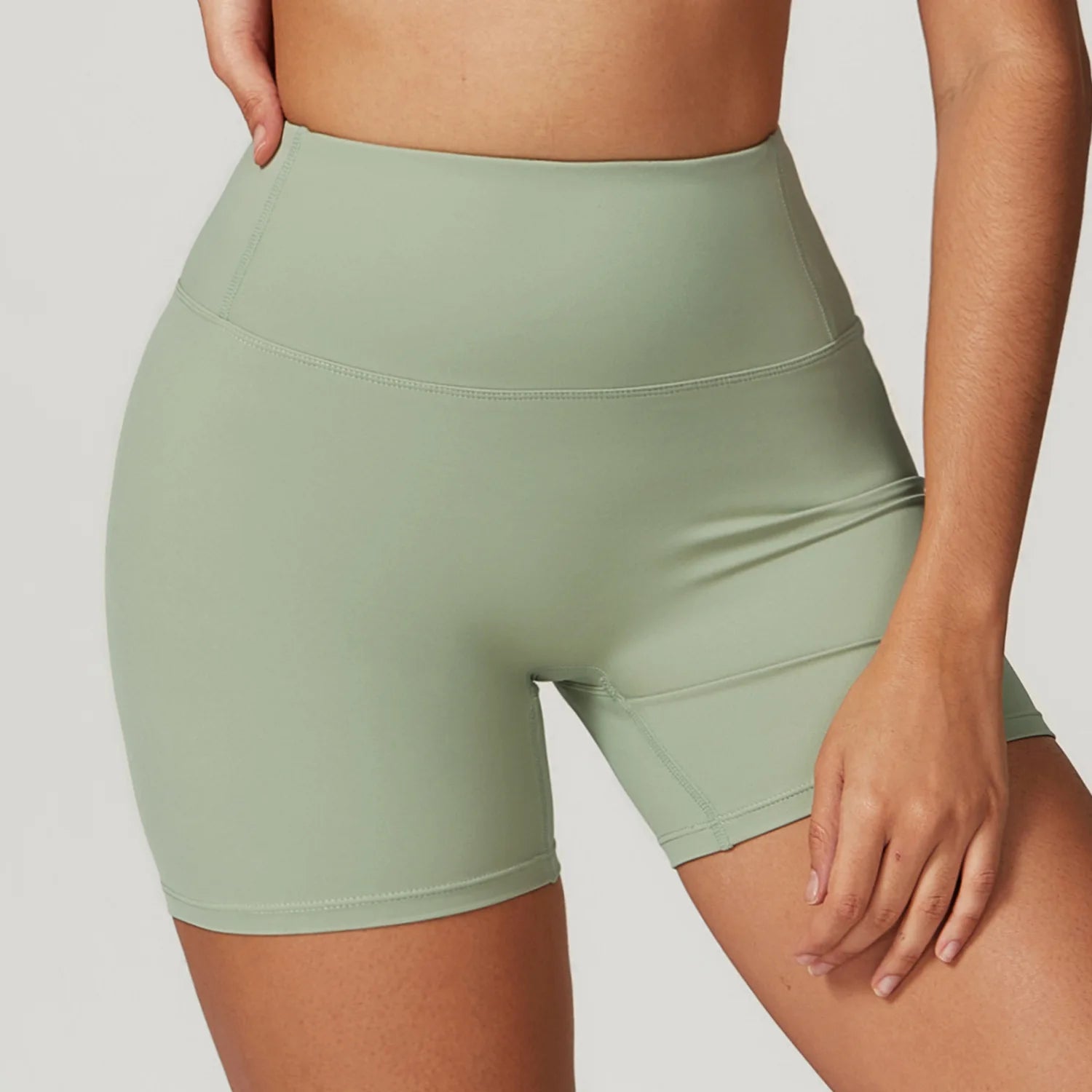 Sports Shorts Women High Waist Yoga Shorts Slim Fit Butt Lift Gym Running High Elastic Biker Short Push Up Workout Impact Shorts