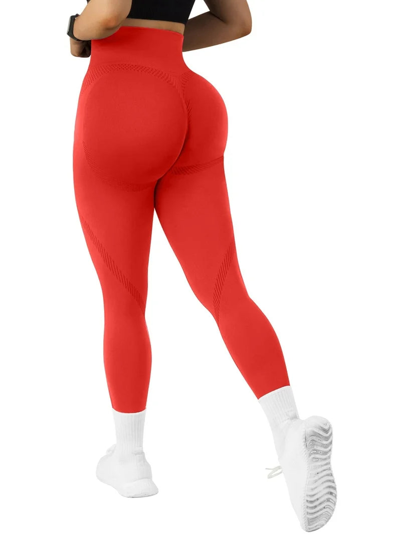Seamless Butt Lifting Workout Leggings For Women High Waist Yoga Compression Tights Pants Women's Gym Leggings