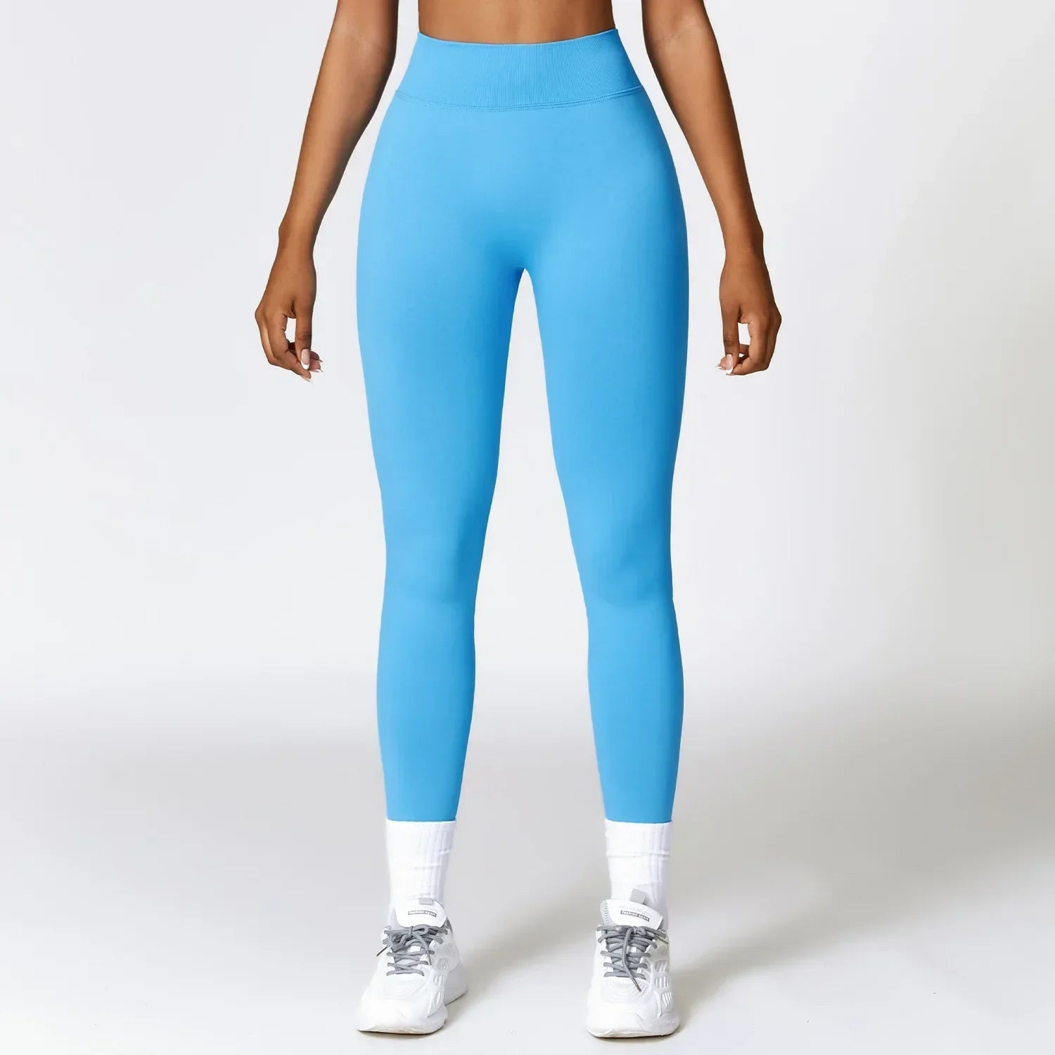 Sexy Seamless Scrunch Legging Pants Raises Butt Sporty Women Gym Fitness Leggings High Waist Leisure Sport Tights Push Up Black