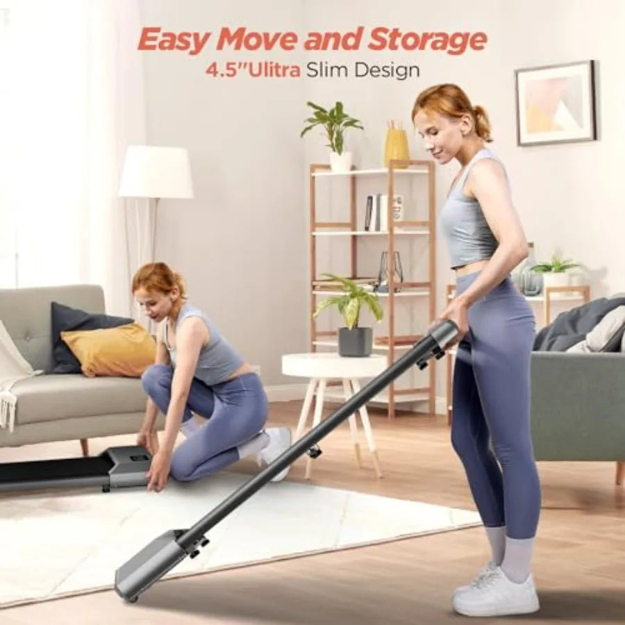 Walking Pad Under Desk Walking Pad Treadmills for Home Office Small Treadmills for Small Spaces 2 in 1 Walking Portable Desk Tr