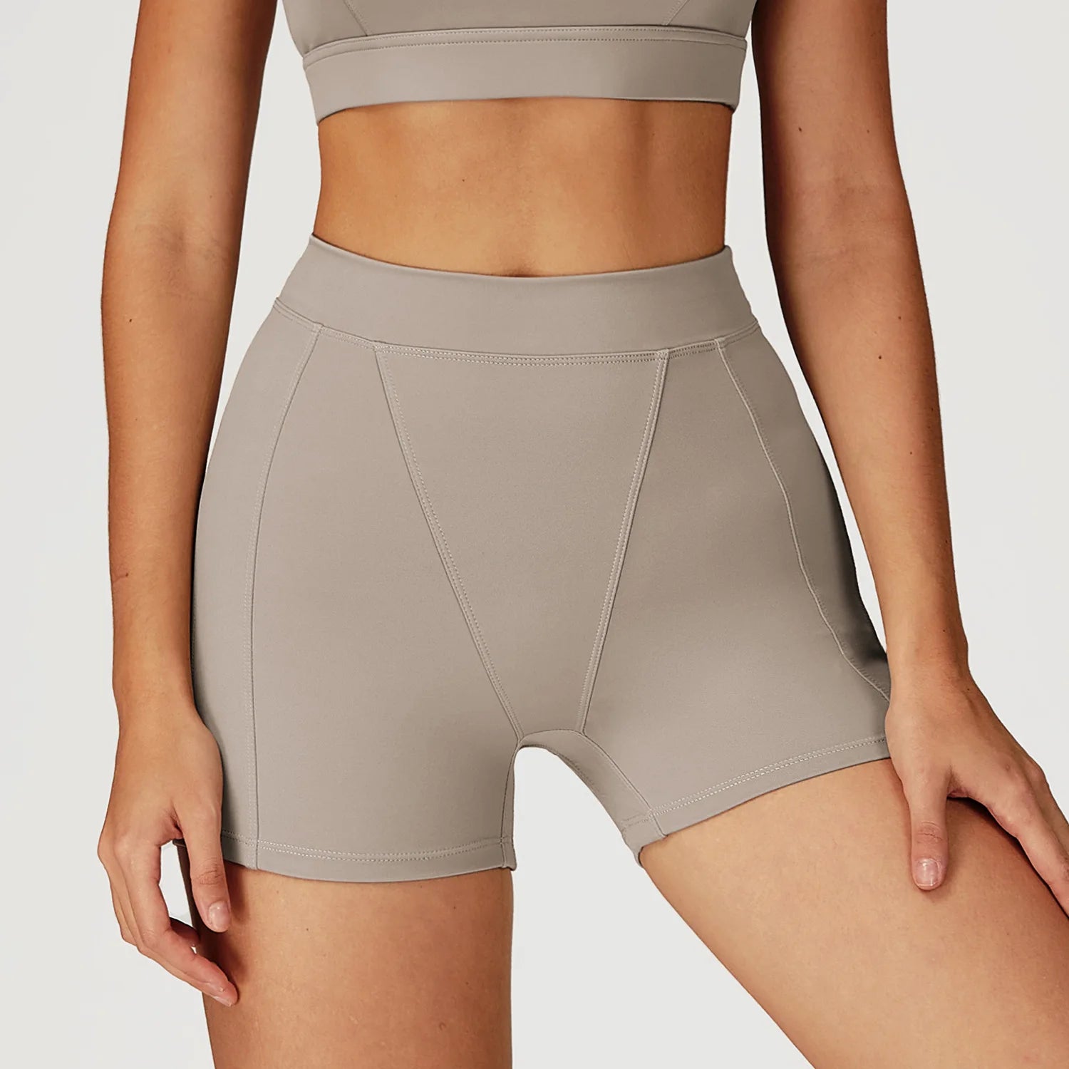 Hearuisavy Women's High Waisted Sports Shorts Running Cycling Fitness Pants Gym Breathable Tights Push Up Body Shaper Yoga Pants