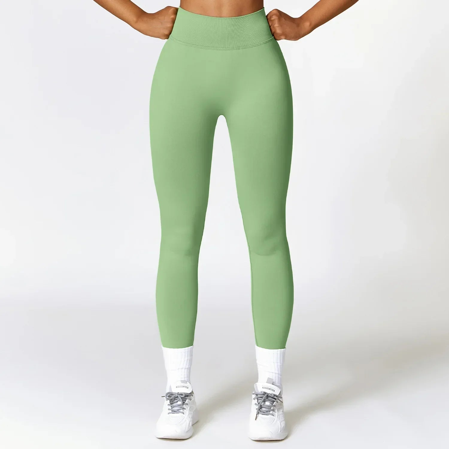 Sexy Seamless Scrunch Legging Pants Raises Butt Sporty Women Gym Fitness Leggings High Waist Leisure Sport Tights Push Up Black