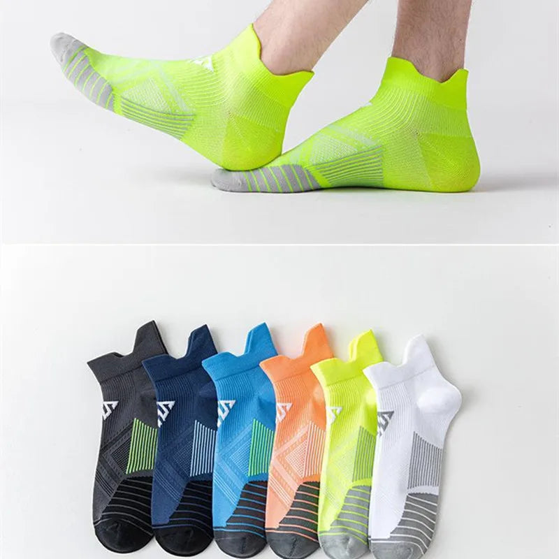 Summer Sport Socks Anti-sweat Unisex Women Men Short Tube Breathable Socks Outdoor Running Basketball Soccer Fitness Ankle Socks