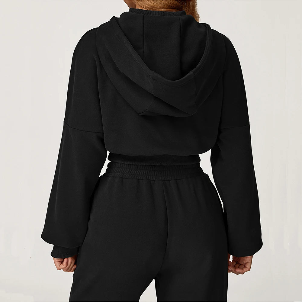 Women Gym Crop Tops Loose Fit Long Sleeve Fitness Sweatshirt Workout Yoga Long Sleeve Female Running Push Up Sports Shirts
