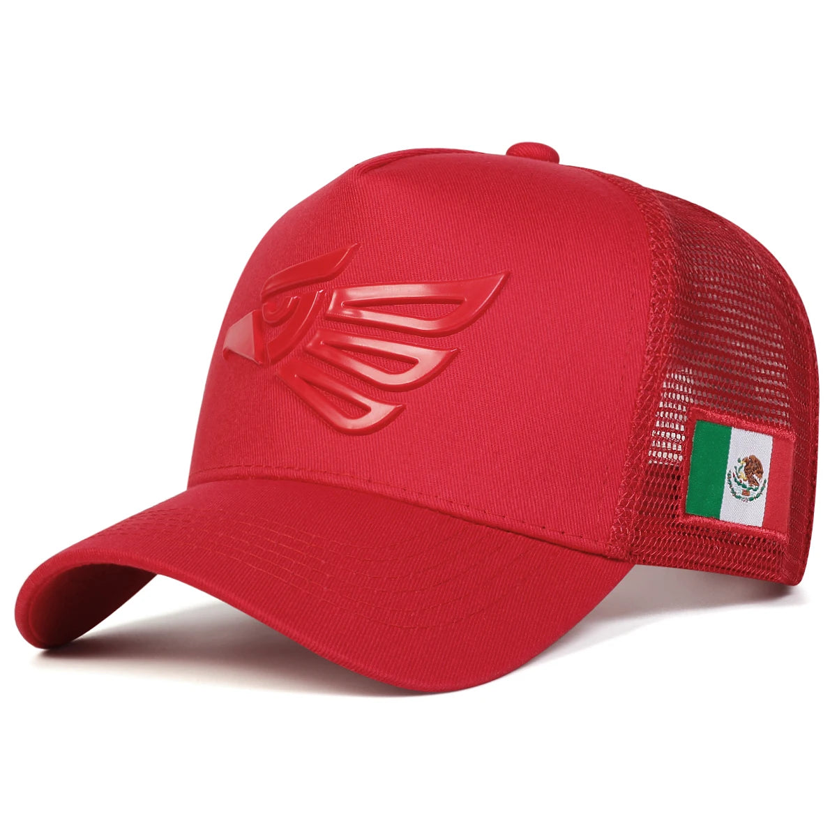 Unisex Mexican Eagle Label Baseball Net Caps Outdoor Adjustable Spring and Summer Casual Sunscreen Hat