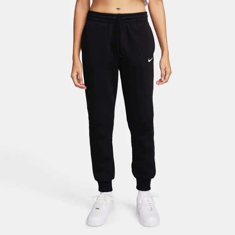 Nike Phoenix Fleece Mid-Rise Breathable Jogger Sweatpants for Fitness Comfortable Sportswear Trousers