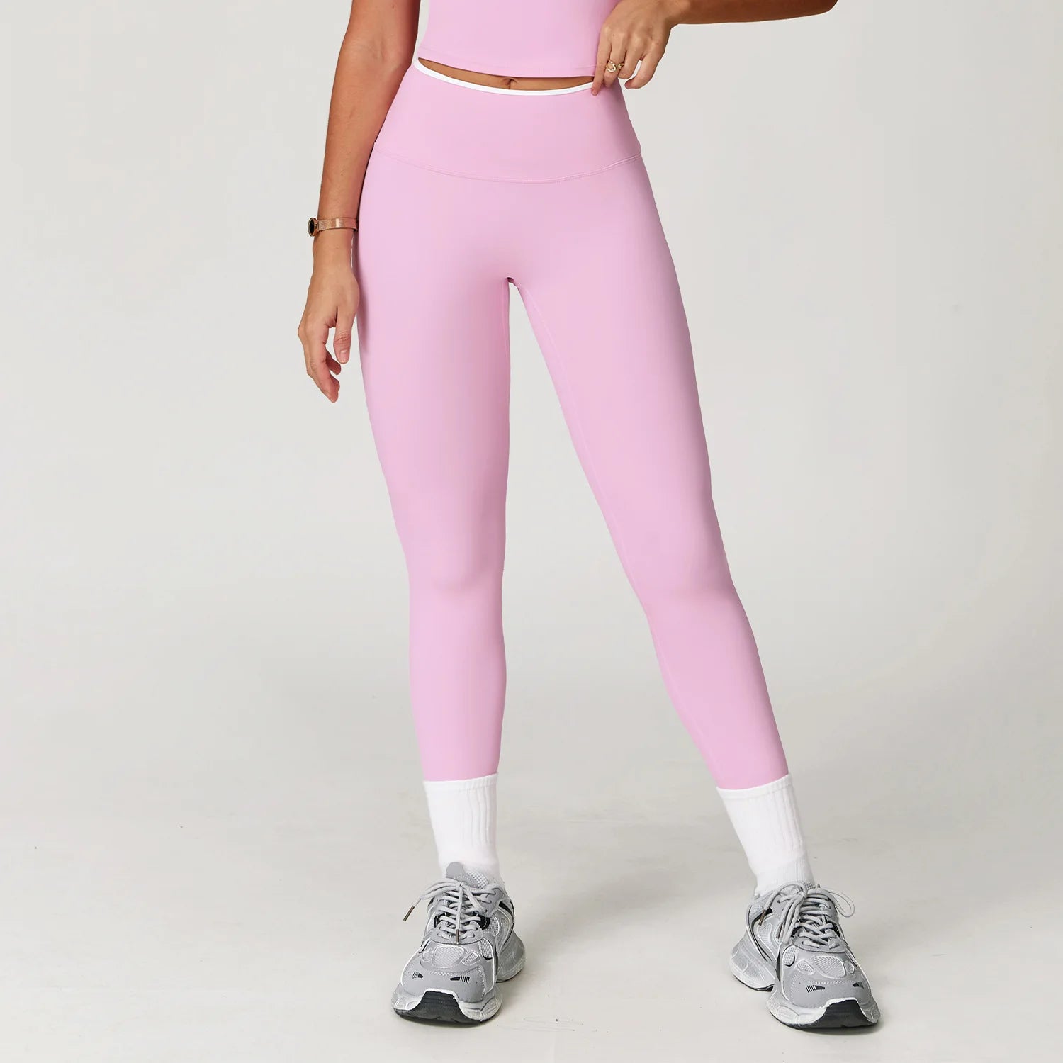 High Waist Yoga Pants Women Fitness Leggings High Elastic Sports Push Up Tights Running Leggings Breathable Workout Gym Leggings