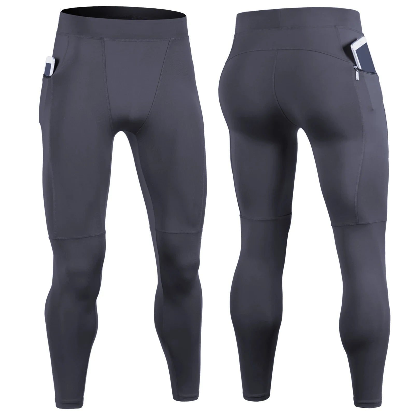 Men's Sexy Compression Pants Leggings Running Training Sport Fitness Modal Fit Joggings Workout Trousers Elastic Tights for Men