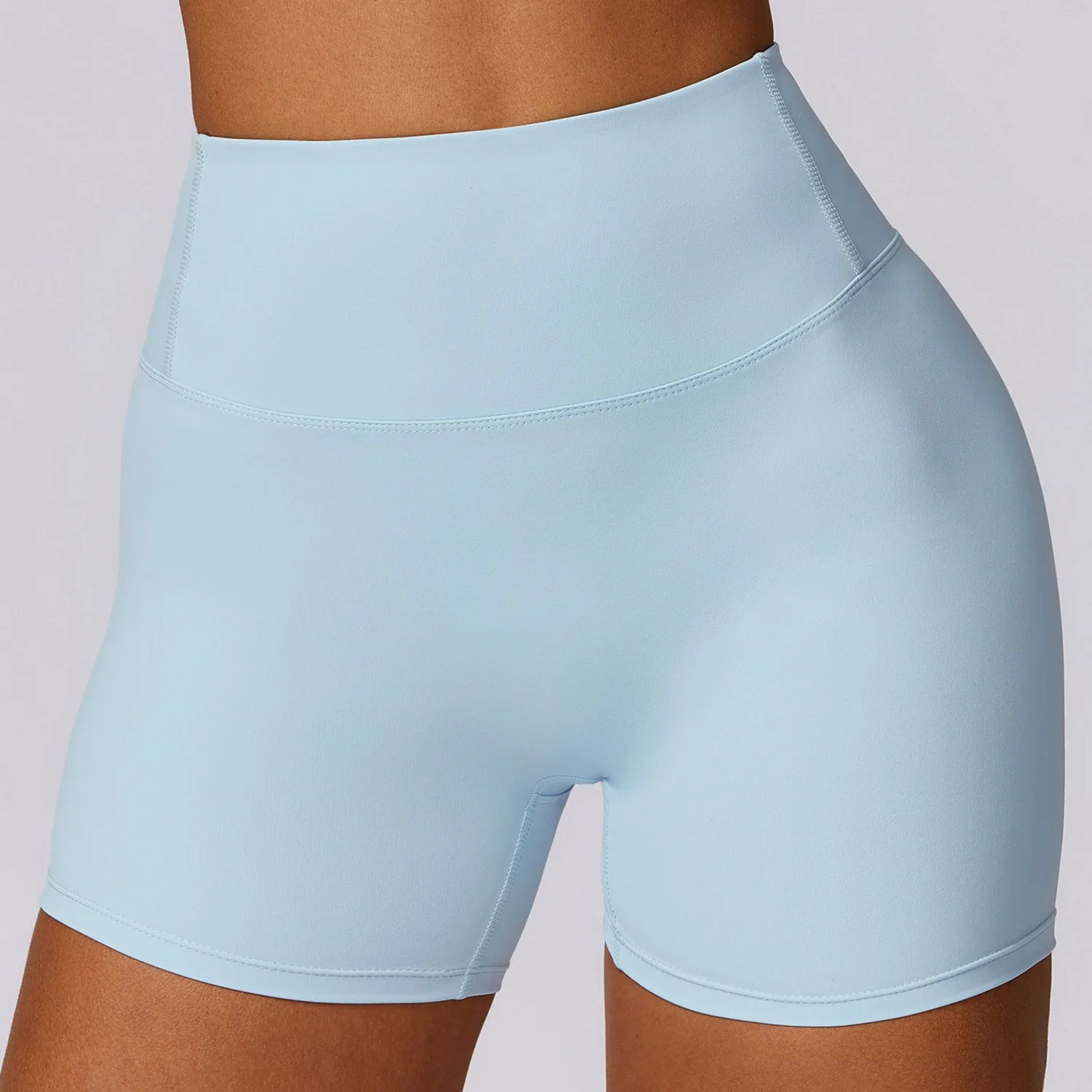 Sports Shorts Women High Waist Yoga Shorts Slim Fit Butt Lift Gym Running High Elastic Biker Short Push Up Workout Impact Shorts