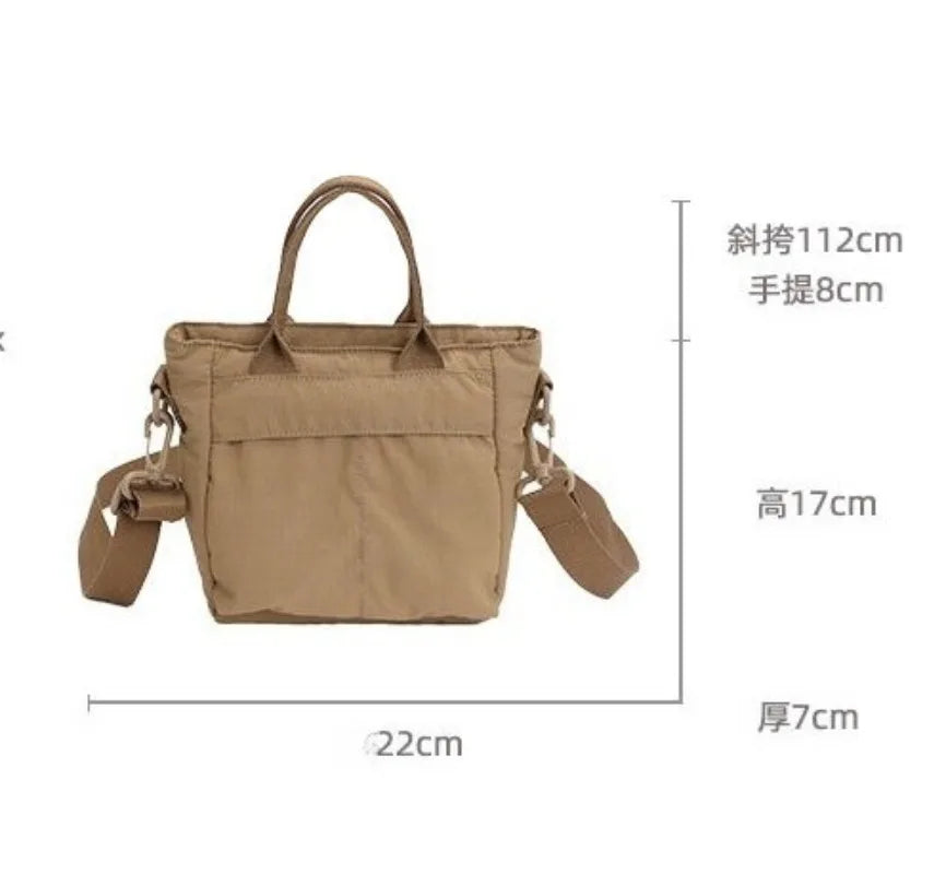 2025 Autumn Crossbody Bags For Women Solid Nylon Shoulder Crossbody Bags Large Capacity Travel Commuter Handbags