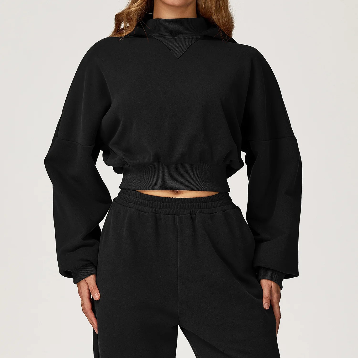 Long Sleeved Hooded Sweatshirt Winter Casual Loose Jacket Women's Long Sleeved Outdoor Running and Fitness Sportswear