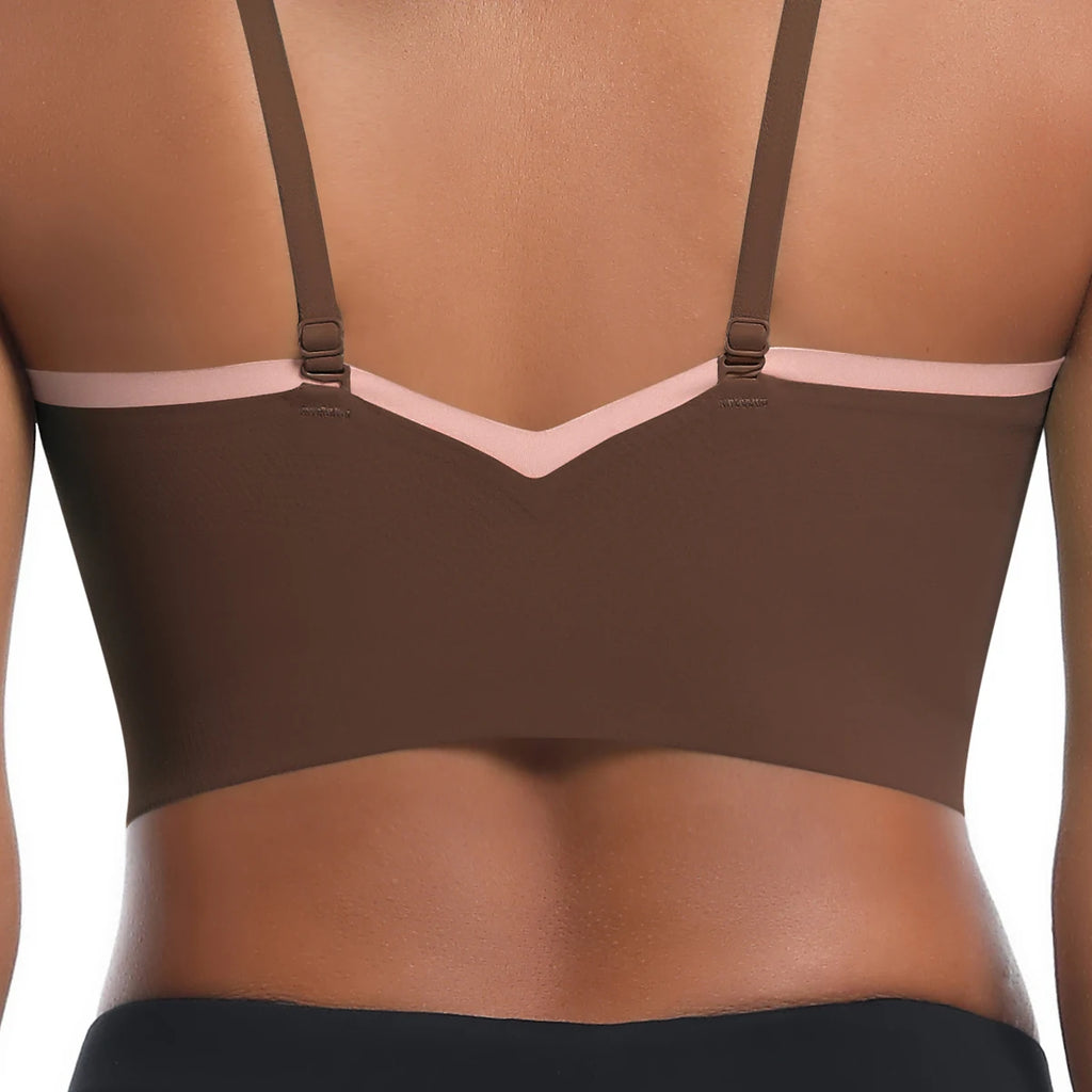 Yoga Bra Women Sports Bra Fitness Yoga Vest Training Gym Yoga Underwear Cross Straps Double Tone Color Running Yoga Tank Top