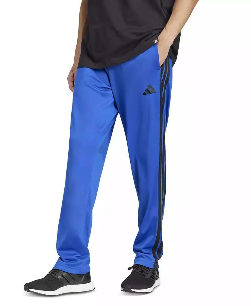 Adidas Men's 3-Stripes Tricot Sweatpants Regular-Fit Sportswear Active Wear Breathable Trousers for Comfortable Movement