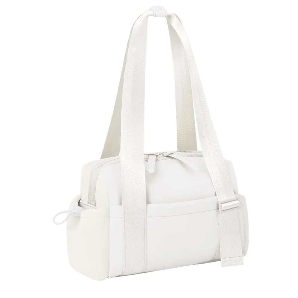 Lightweight Duffle Shoulder Bag Multi Pockets Yoga Storage Handbag Solid Color Gym Shoulder Bag Swimming Running Hiking Bag