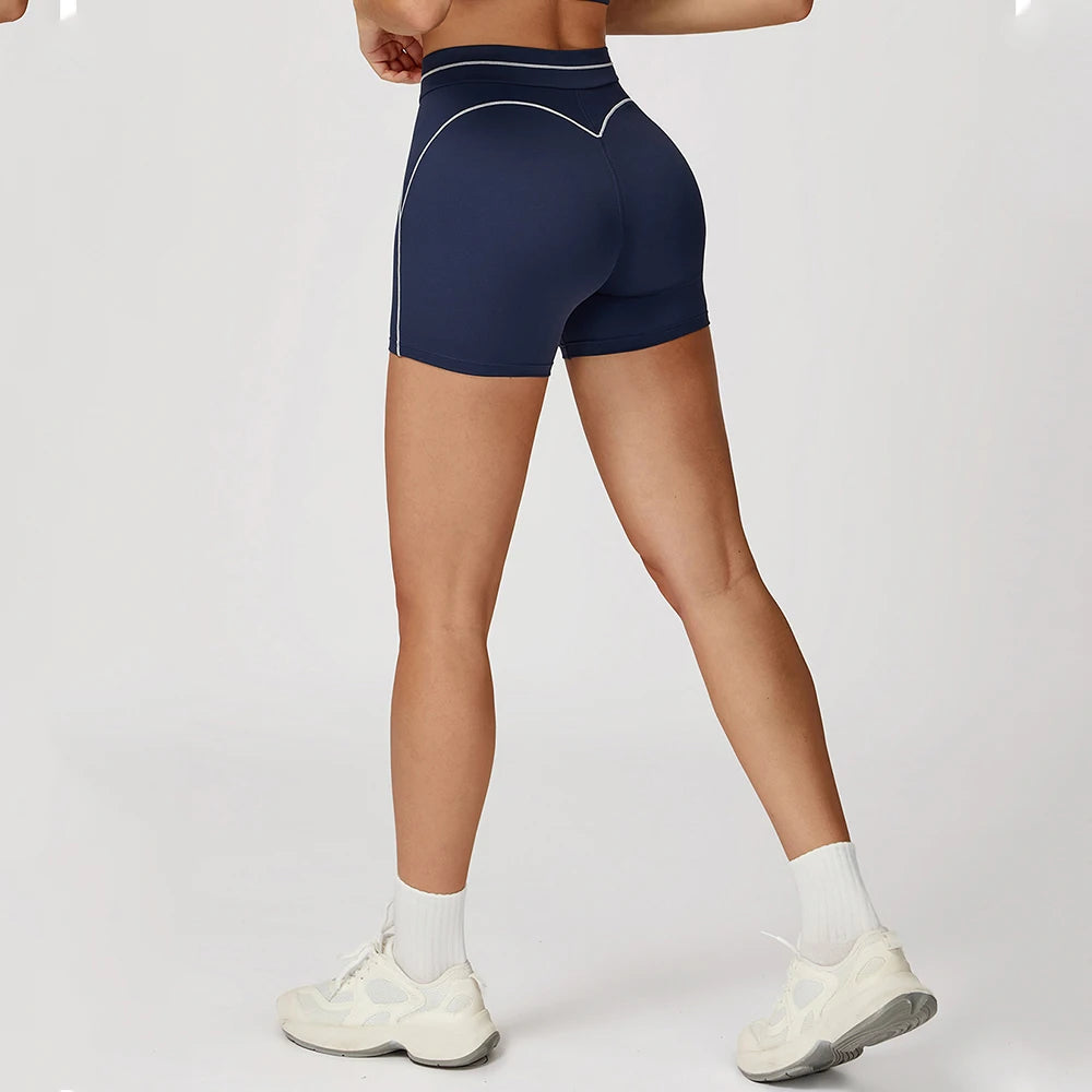Impact Shorts Women High Waist Workout Fitness Yoga Shorts Yoga Lift Butt Fitness Ladies Yoga Gym Running Short Pants Sportswear