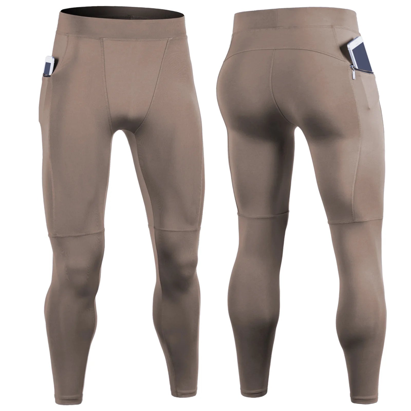 Men's Sexy Compression Pants Leggings Running Training Sport Fitness Modal Fit Joggings Workout Trousers Elastic Tights for Men