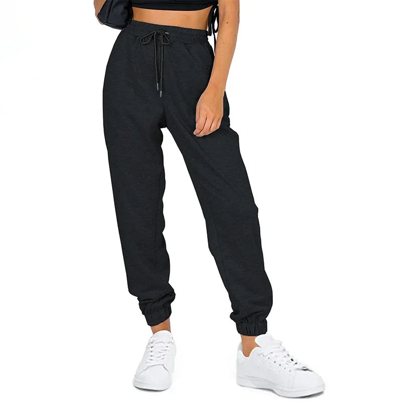 Women's Joggers Pants Drawstring Running Sweatpants with Pockets Lounge Wear