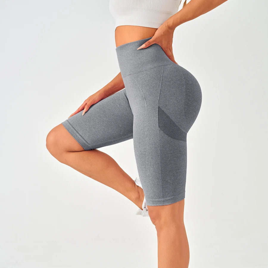 Women Sports Leggings Sportswear Woman Gym Legging Seamless Yoga Shorts w/Tummy Control Women's Shorts Fitness Female Clothing