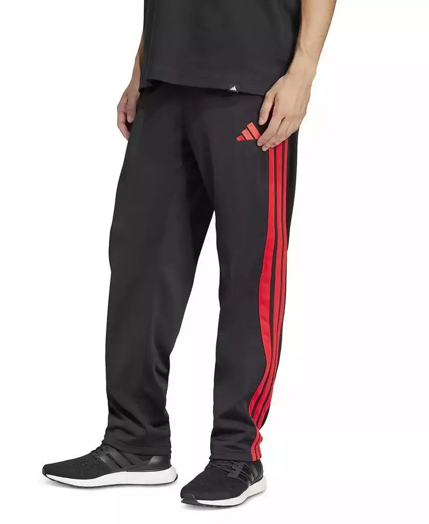 Adidas Men's 3-Stripes Tricot Sweatpants Regular-Fit Sportswear Active Wear Breathable Trousers for Comfortable Movement