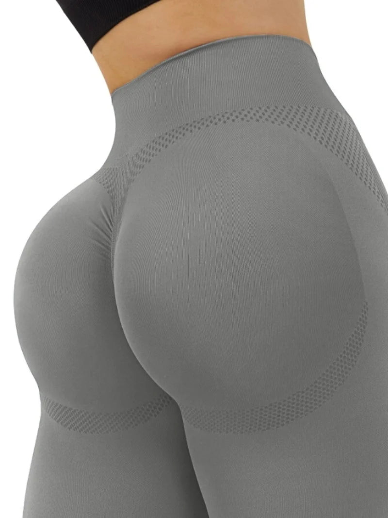 Seamless Butt Lifting Workout Leggings For Women High Waist Yoga Compression Tights Pants Women's Gym Leggings