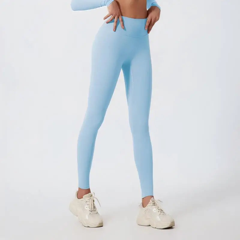 Hearuisavy High Waist Workout Leggings Woman Gym Pants Female Running Push Up Sports Leggings Quick-Dry Scrunch Yoga Pants