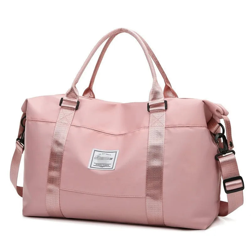 Small size dry wet separation fitness bag, waterproof handheld travel bag